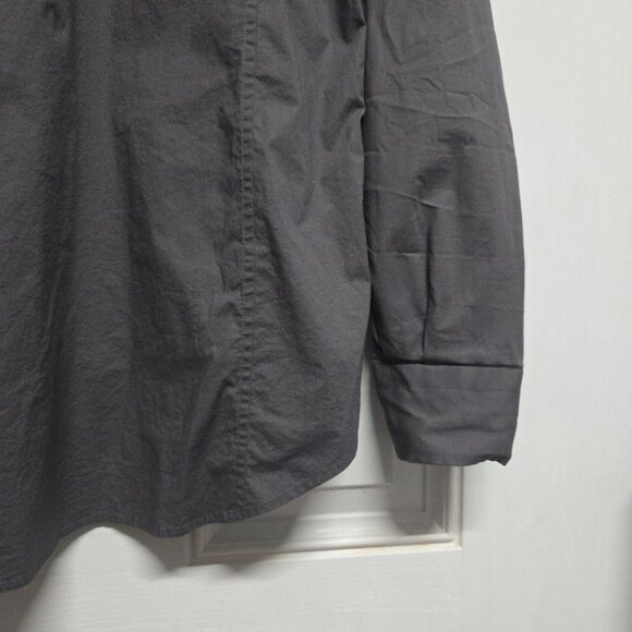 Express Mens Shirt Sz M 15-15 1/2 Gray Modern Fit Top Button Long Sleeve - Picture 7 of 7